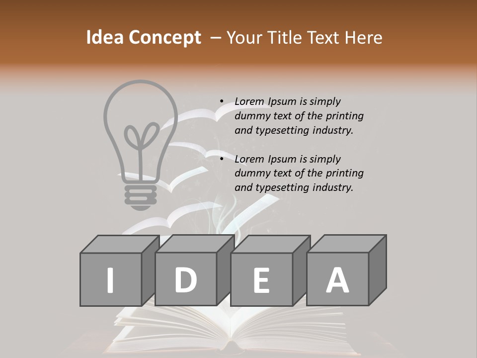 Paper Wings Magic PowerPoint Template