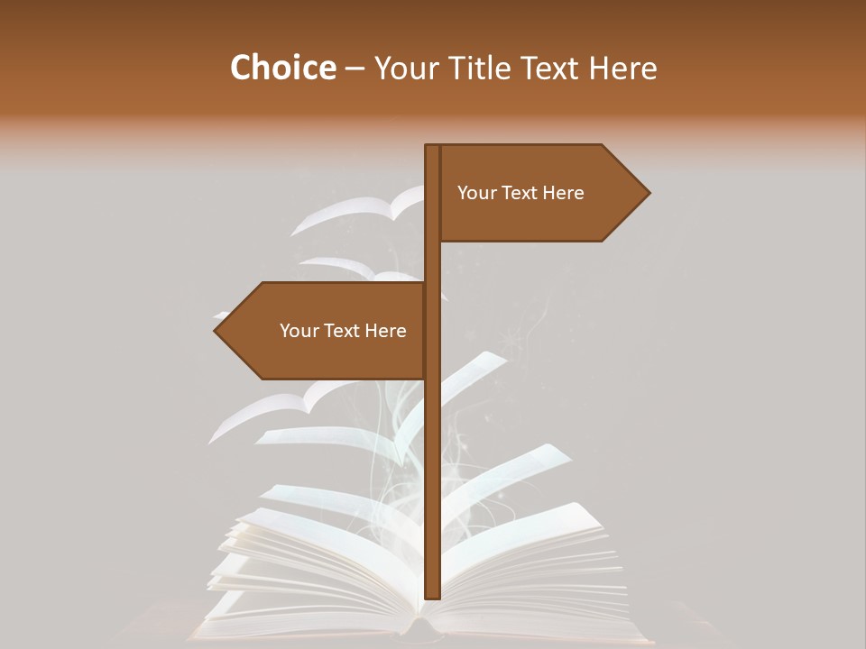 Paper Wings Magic PowerPoint Template