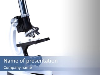 Equipment Technology Magnification PowerPoint Template