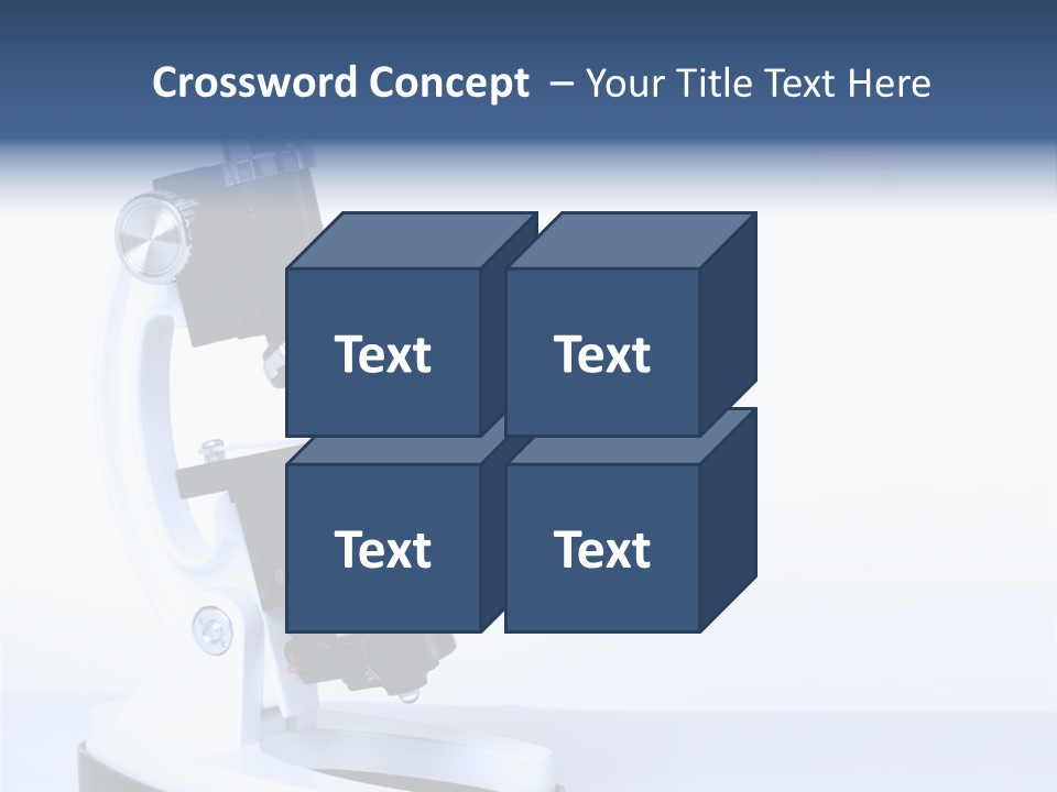 Equipment Technology Magnification PowerPoint Template