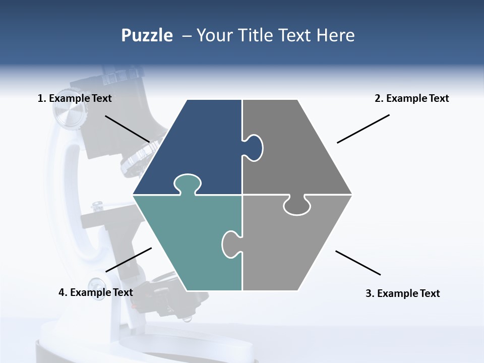 Equipment Technology Magnification PowerPoint Template