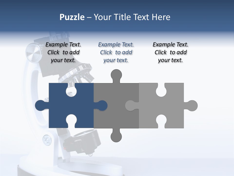 Equipment Technology Magnification PowerPoint Template
