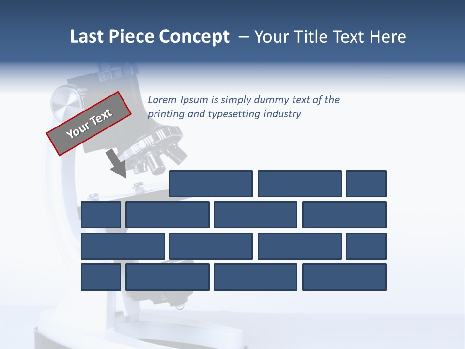 Equipment Technology Magnification PowerPoint Template
