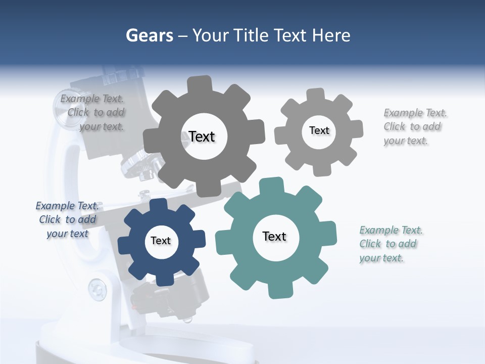 Equipment Technology Magnification PowerPoint Template