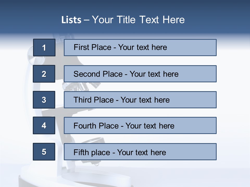 Equipment Technology Magnification PowerPoint Template