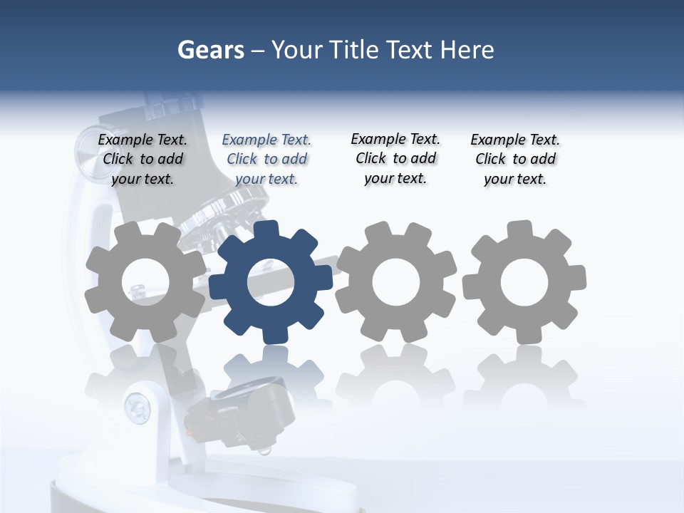 Equipment Technology Magnification PowerPoint Template