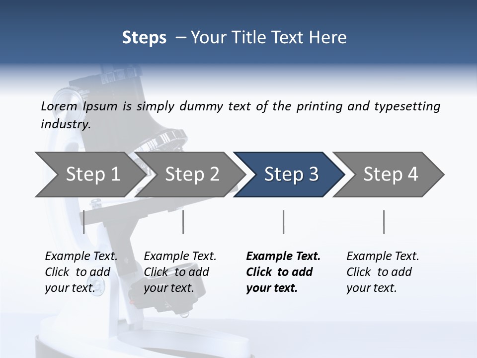 Equipment Technology Magnification PowerPoint Template