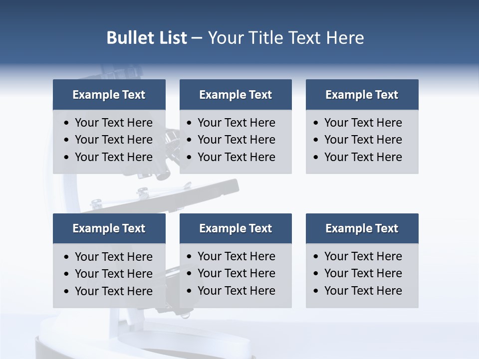 Equipment Technology Magnification PowerPoint Template