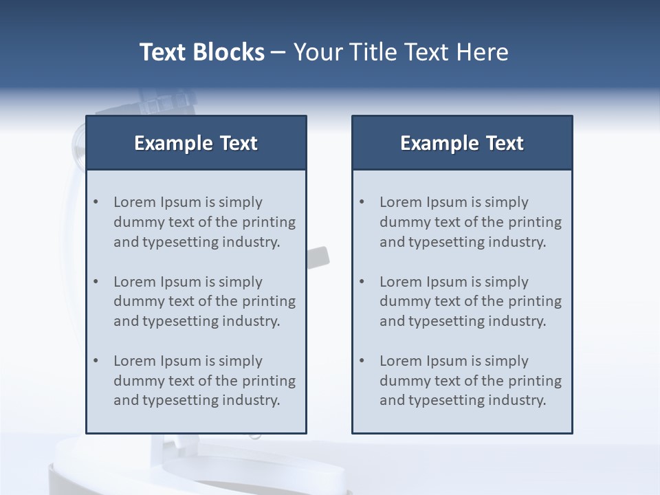 Equipment Technology Magnification PowerPoint Template