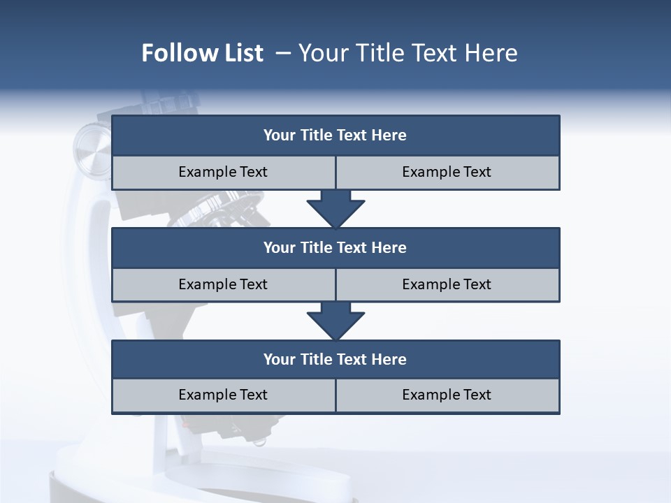 Equipment Technology Magnification PowerPoint Template