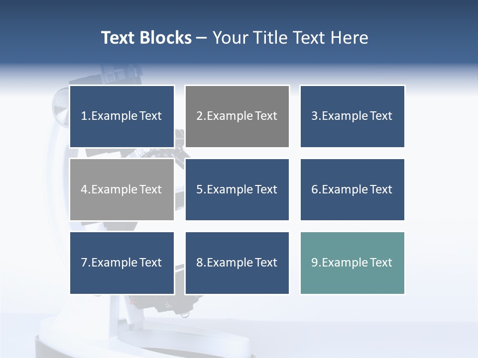 Equipment Technology Magnification PowerPoint Template
