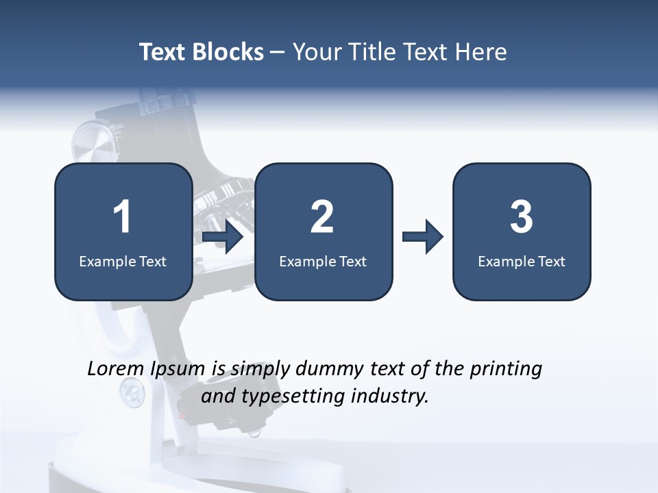 Equipment Technology Magnification PowerPoint Template