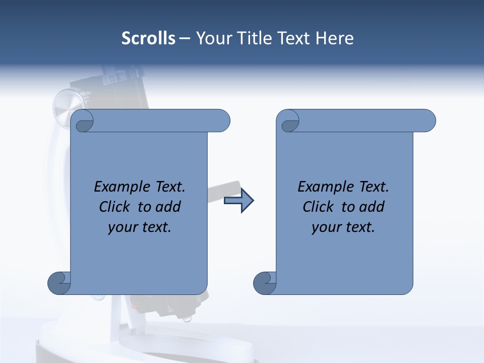Equipment Technology Magnification PowerPoint Template