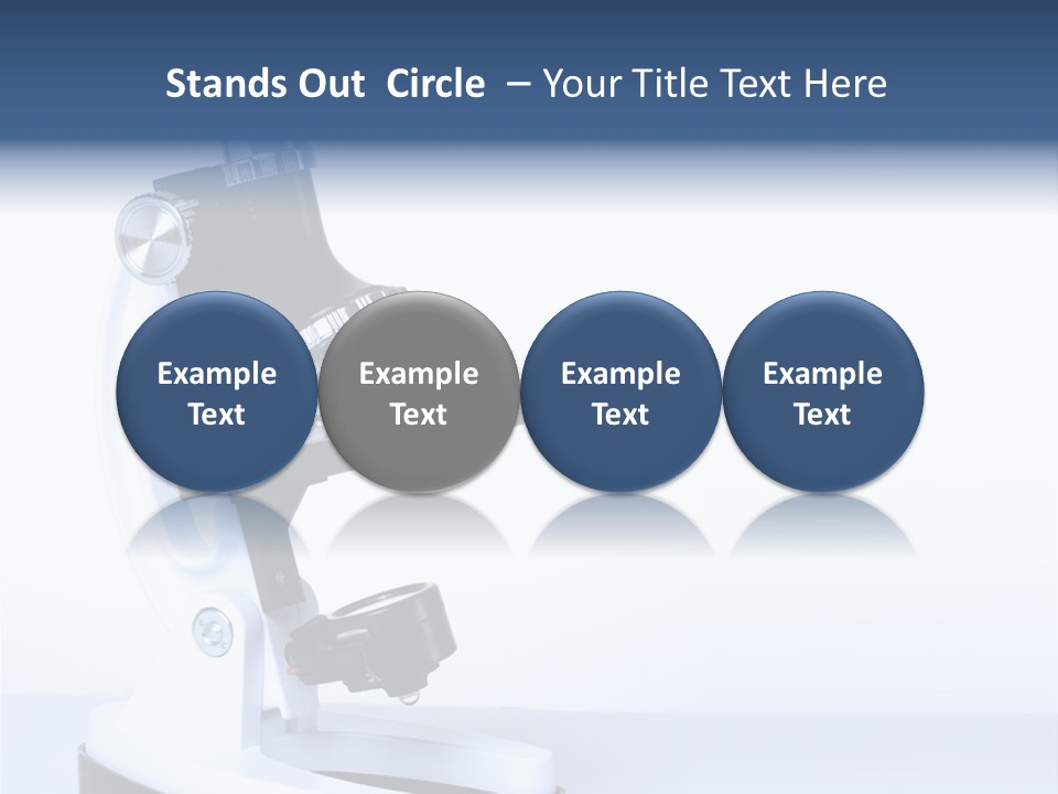 Equipment Technology Magnification PowerPoint Template