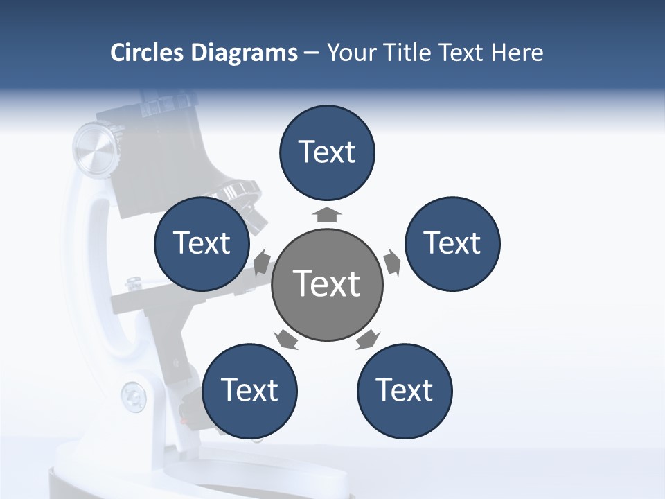 Equipment Technology Magnification PowerPoint Template