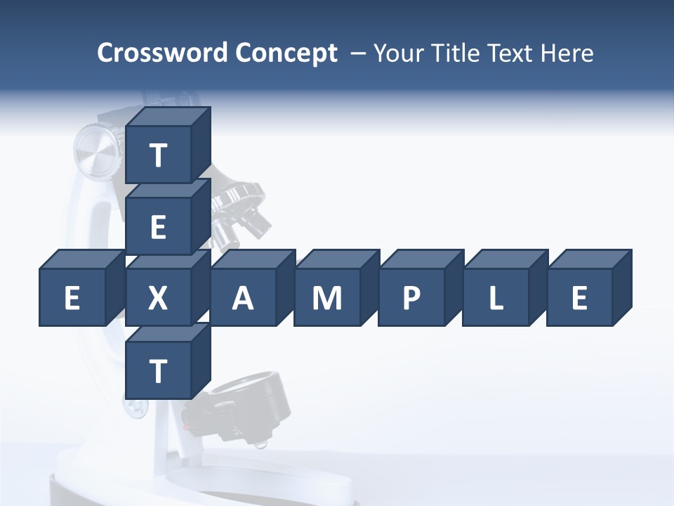 Equipment Technology Magnification PowerPoint Template