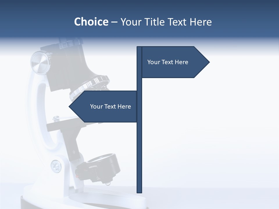 Equipment Technology Magnification PowerPoint Template