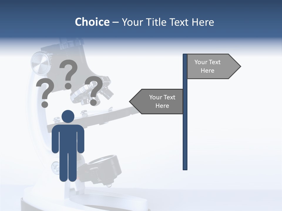 Equipment Technology Magnification PowerPoint Template