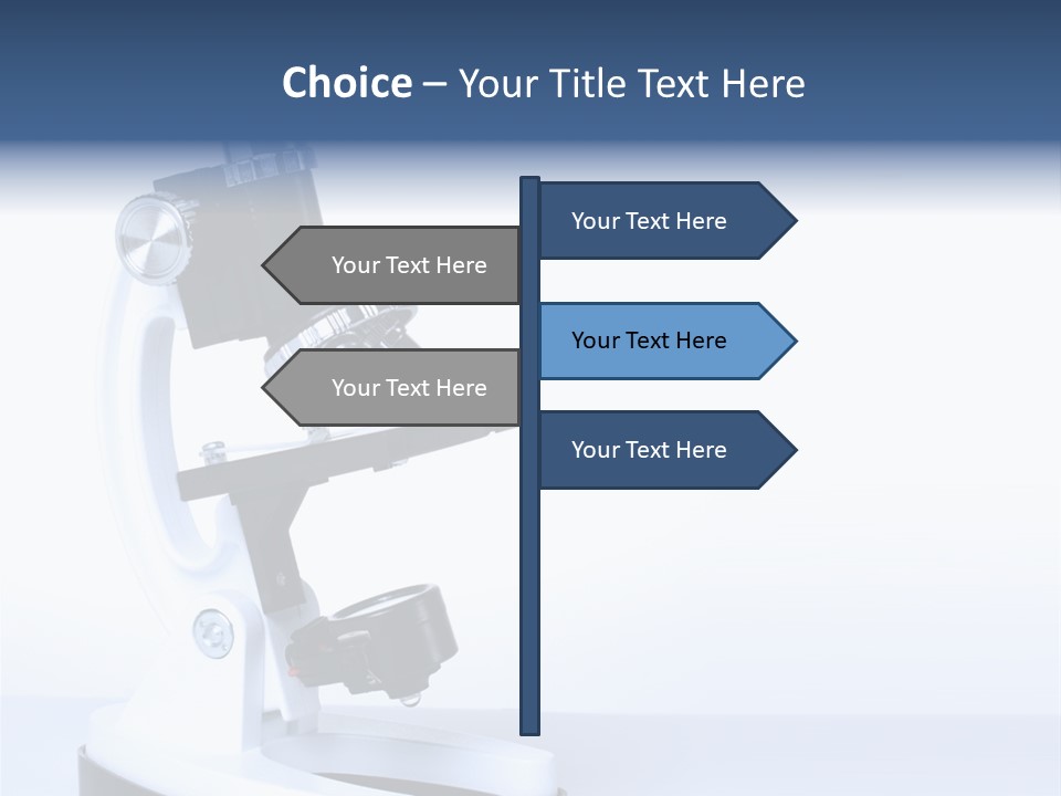 Equipment Technology Magnification PowerPoint Template