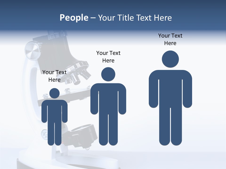 Equipment Technology Magnification PowerPoint Template