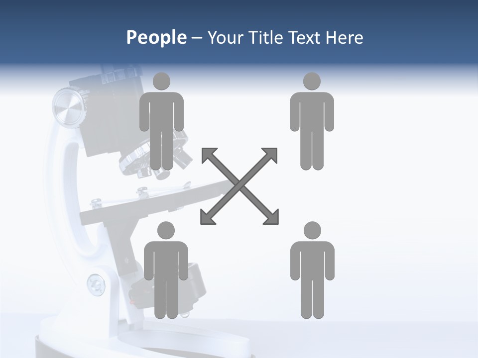 Equipment Technology Magnification PowerPoint Template