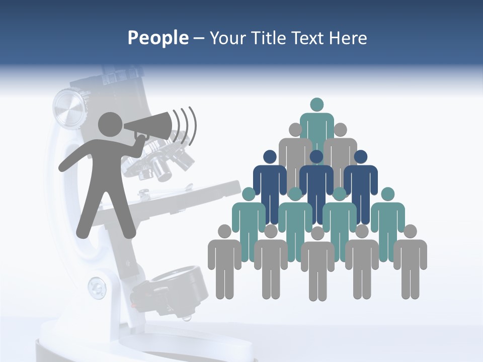 Equipment Technology Magnification PowerPoint Template