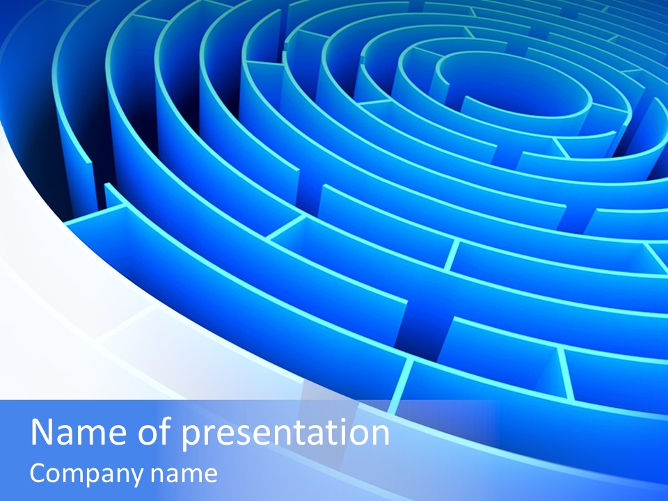 Scare Destination Brainstorm PowerPoint Template