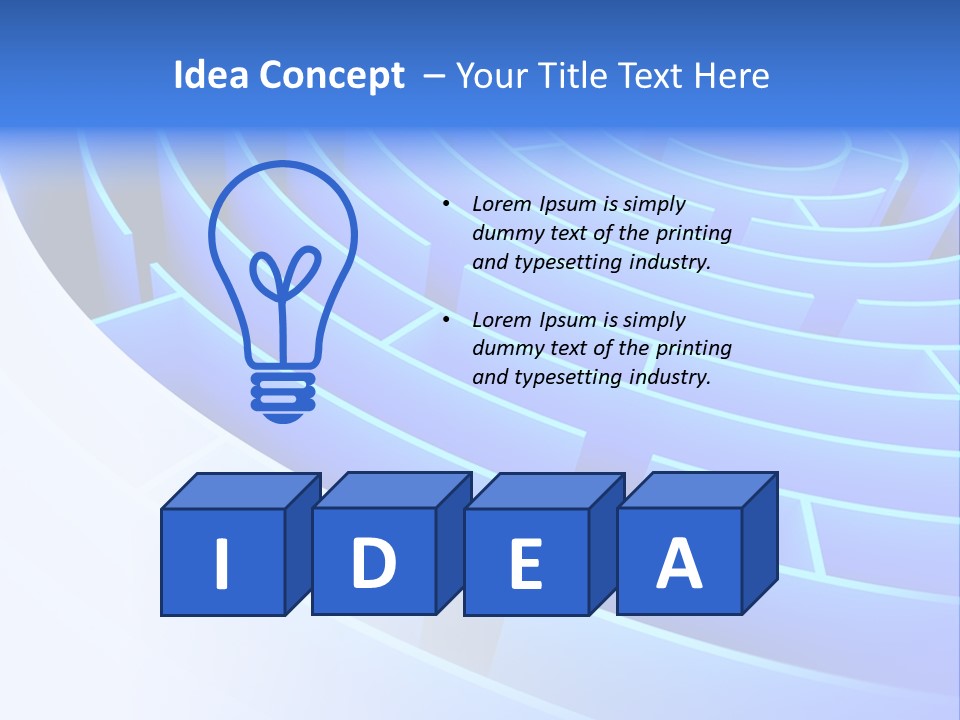 Scare Destination Brainstorm PowerPoint Template