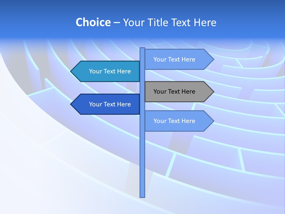 Scare Destination Brainstorm PowerPoint Template
