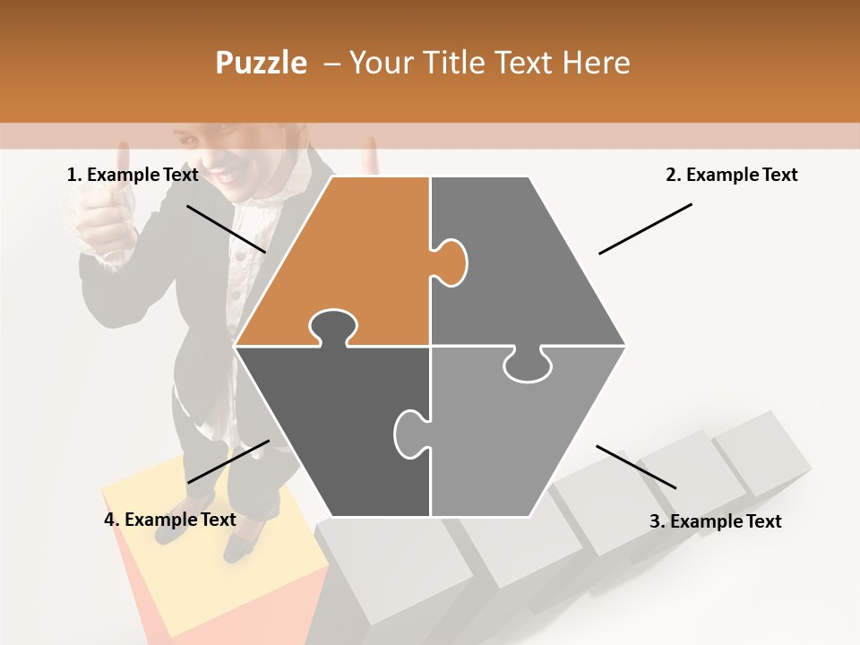 Confident Growth Success PowerPoint Template