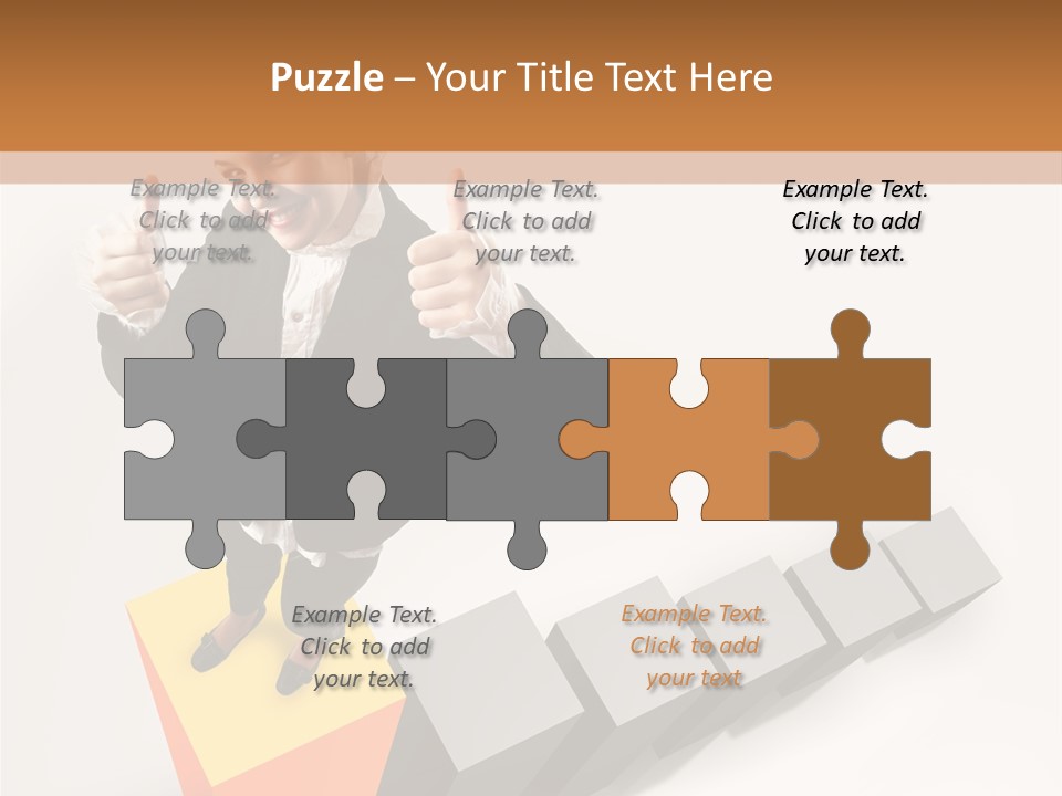 Confident Growth Success PowerPoint Template