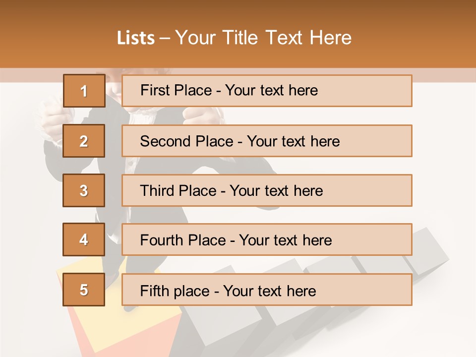 Confident Growth Success PowerPoint Template