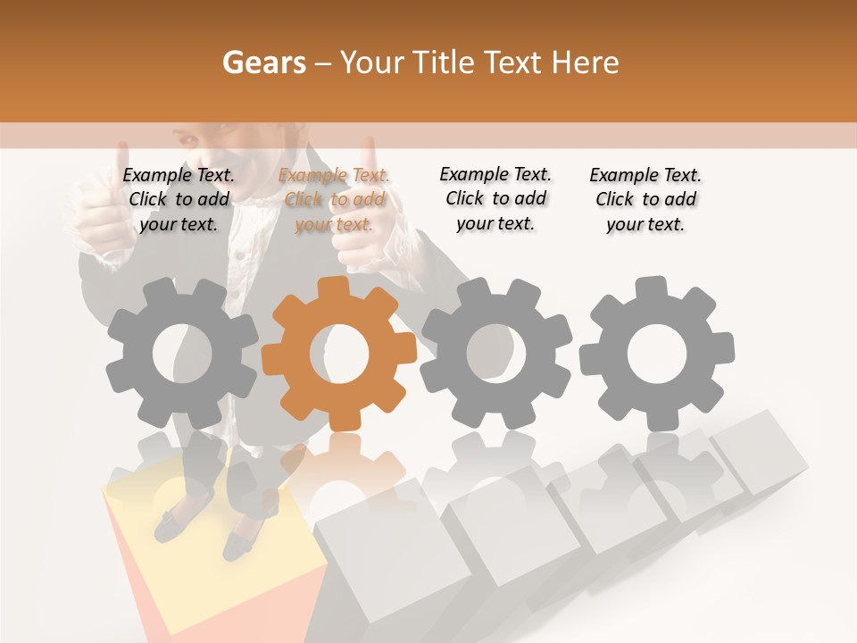 Confident Growth Success PowerPoint Template