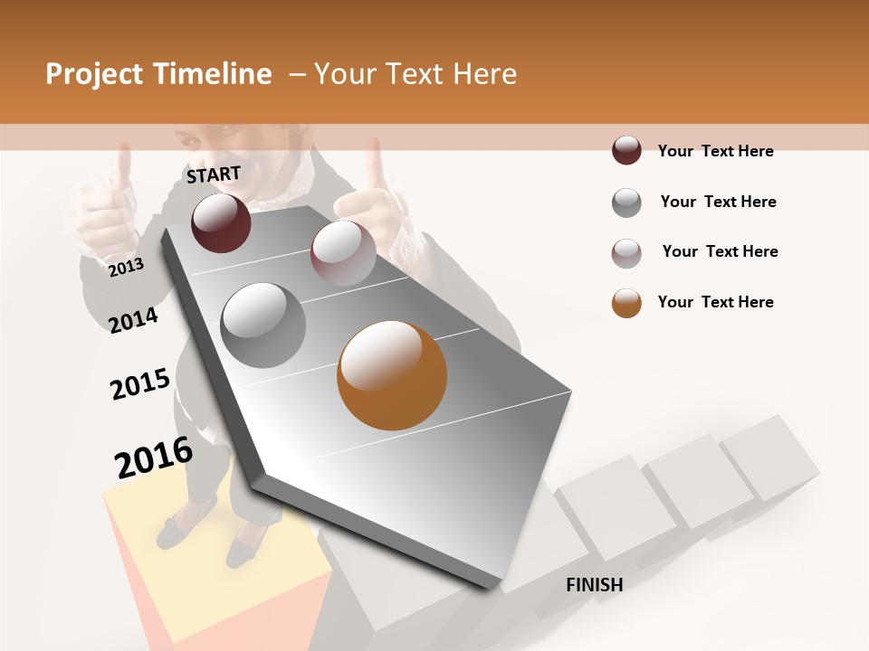 Confident Growth Success PowerPoint Template