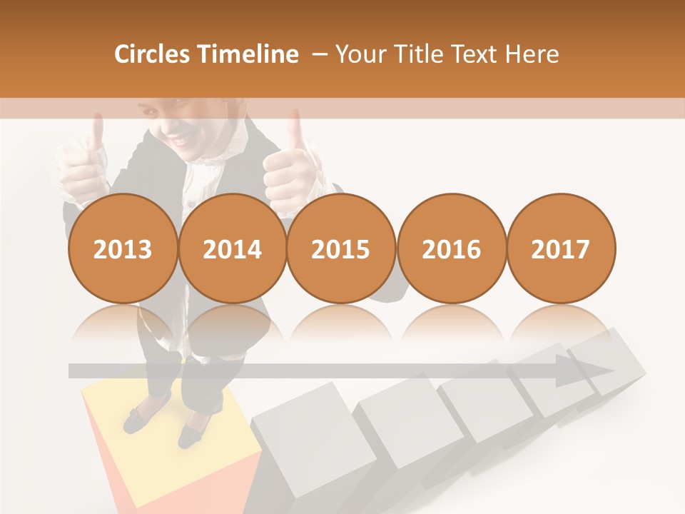 Confident Growth Success PowerPoint Template