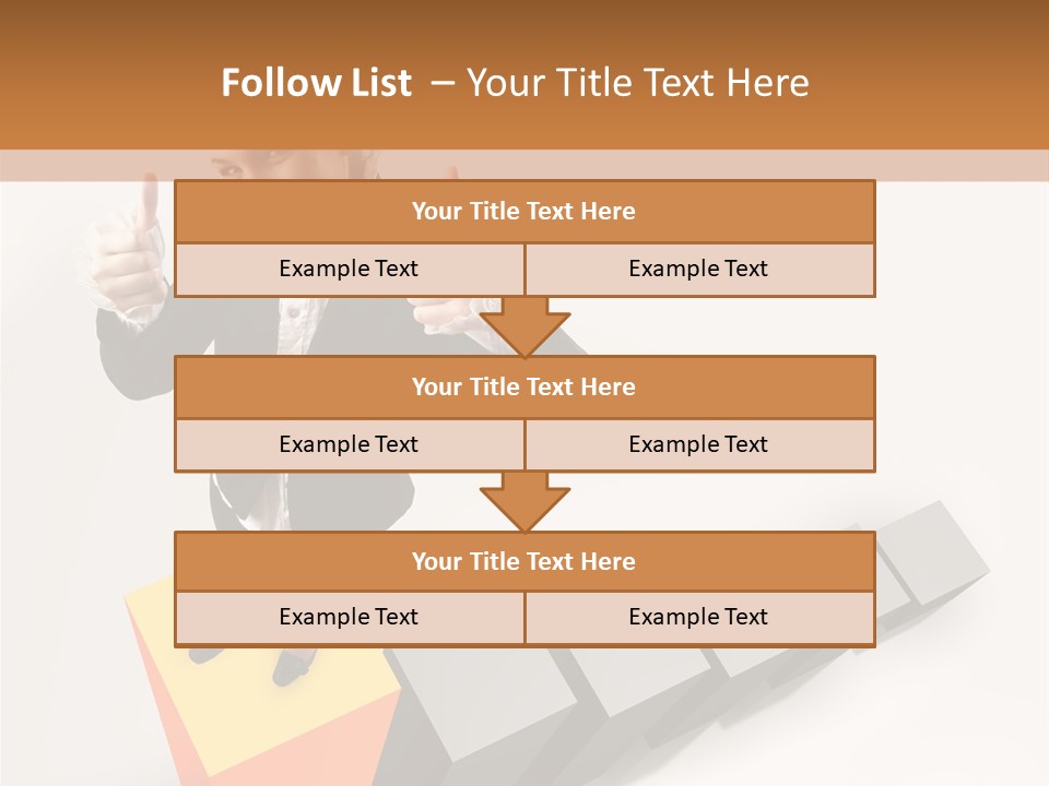 Confident Growth Success PowerPoint Template