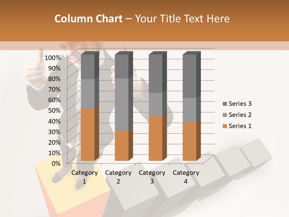Confident Growth Success PowerPoint Template