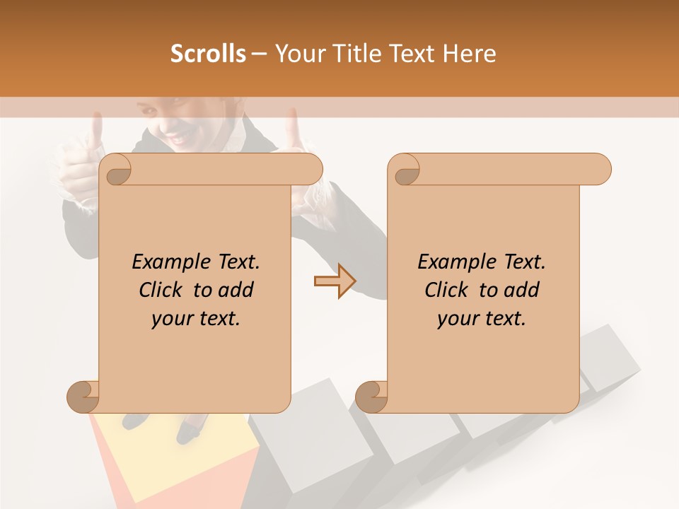 Confident Growth Success PowerPoint Template