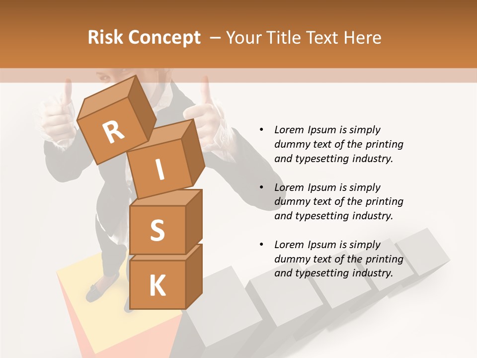 Confident Growth Success PowerPoint Template