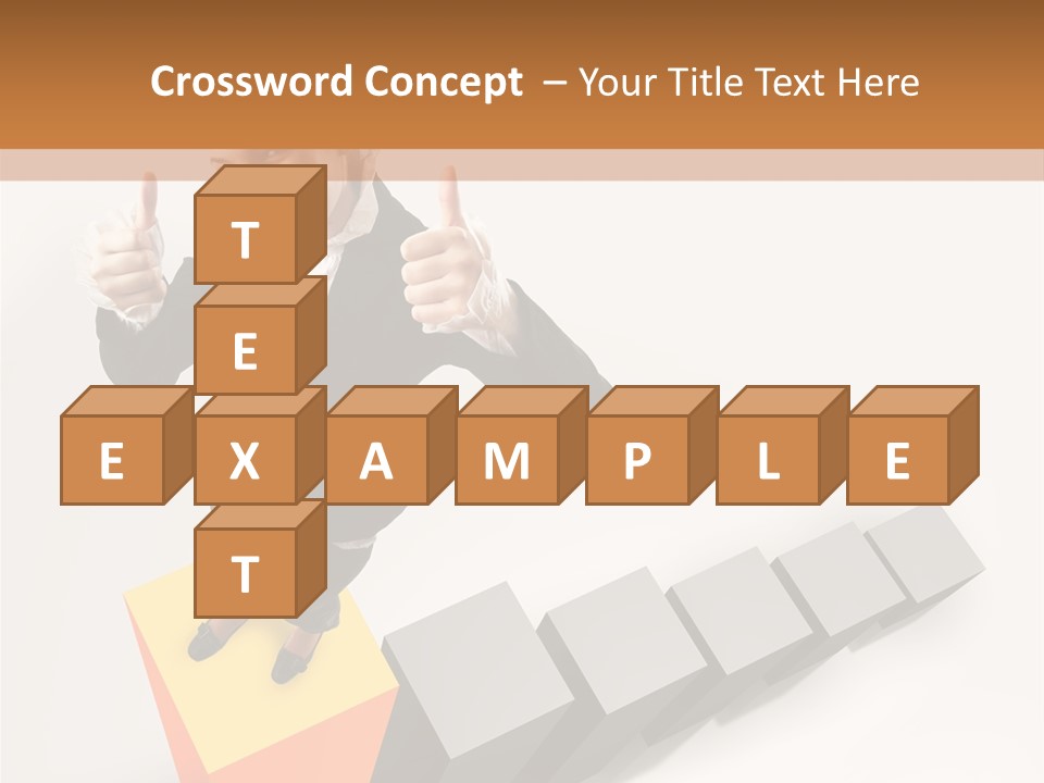 Confident Growth Success PowerPoint Template