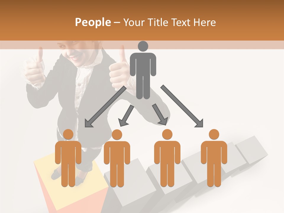 Confident Growth Success PowerPoint Template