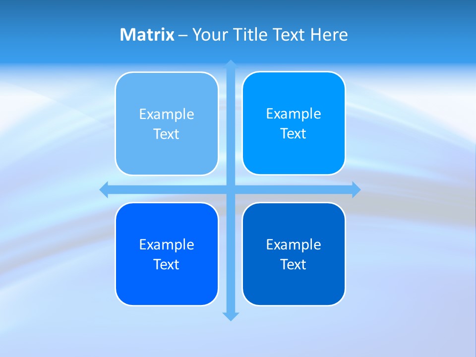 Blue Compositions Layers PowerPoint Template