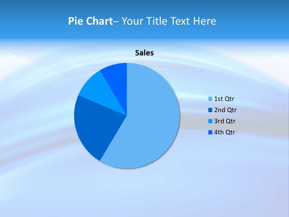 Blue Compositions Layers PowerPoint Template