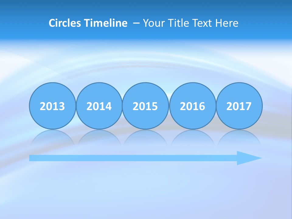 Blue Compositions Layers PowerPoint Template