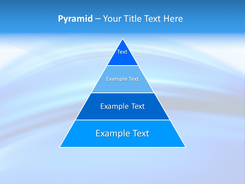 Blue Compositions Layers PowerPoint Template