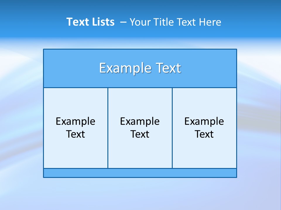 Blue Compositions Layers PowerPoint Template