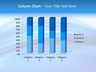 Blue Compositions Layers PowerPoint Template