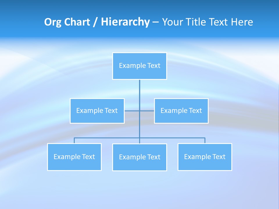 Blue Compositions Layers PowerPoint Template