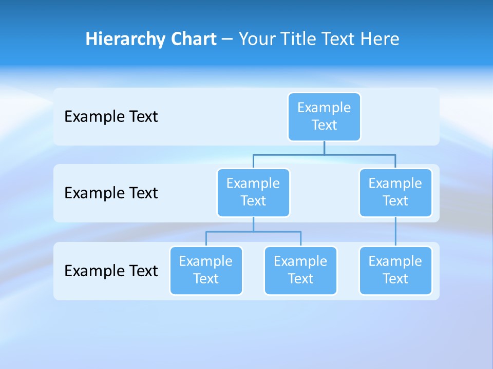 Blue Compositions Layers PowerPoint Template