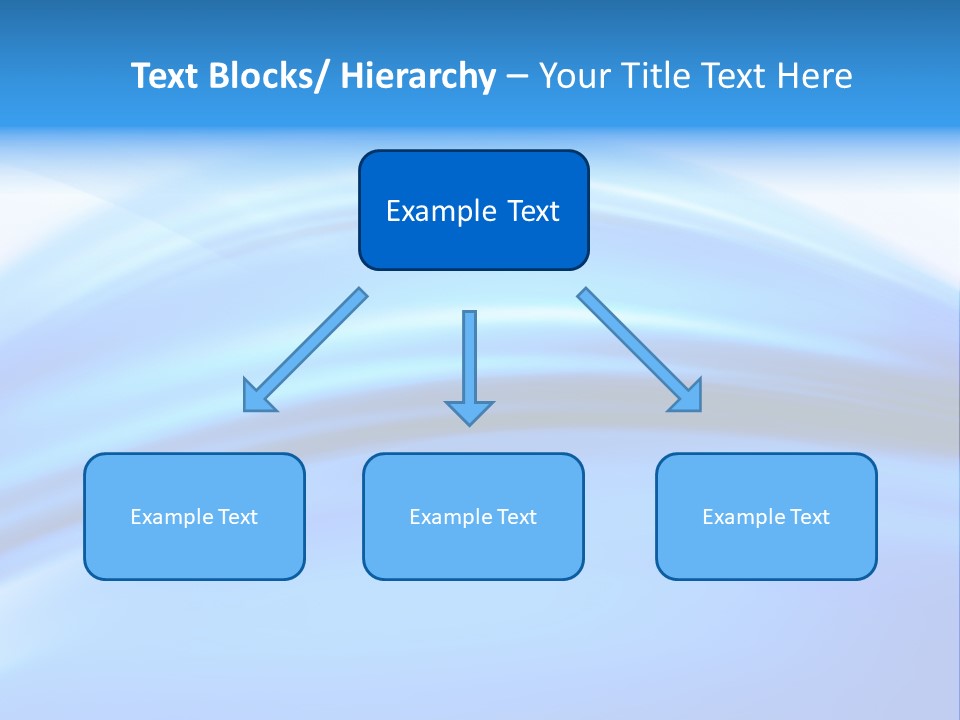 Blue Compositions Layers PowerPoint Template